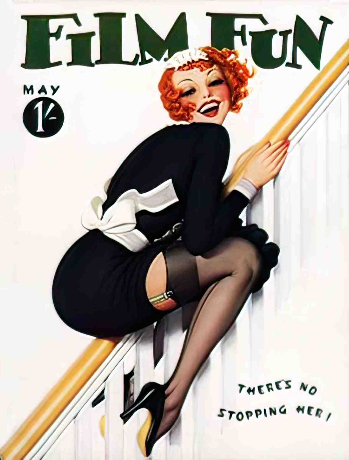 GLMZ1004, Film Fun, Mar 193 Advert A4 Photo Print