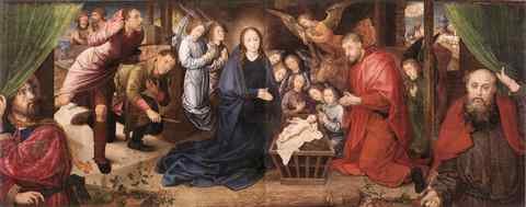 GOES Hugo van der Adoration Of The Shepherds A4 Photo Print