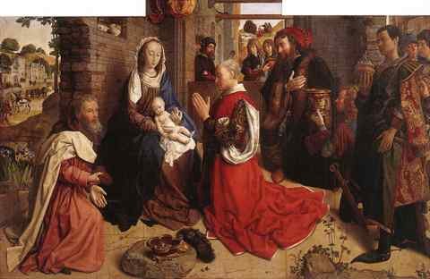 GOES Hugo van der Monforte Altarpiece A4 Photo Print