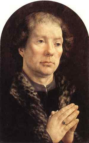 GOSSAERT Jan Diptych of Jean Carondelet left wing A4 Photo Print