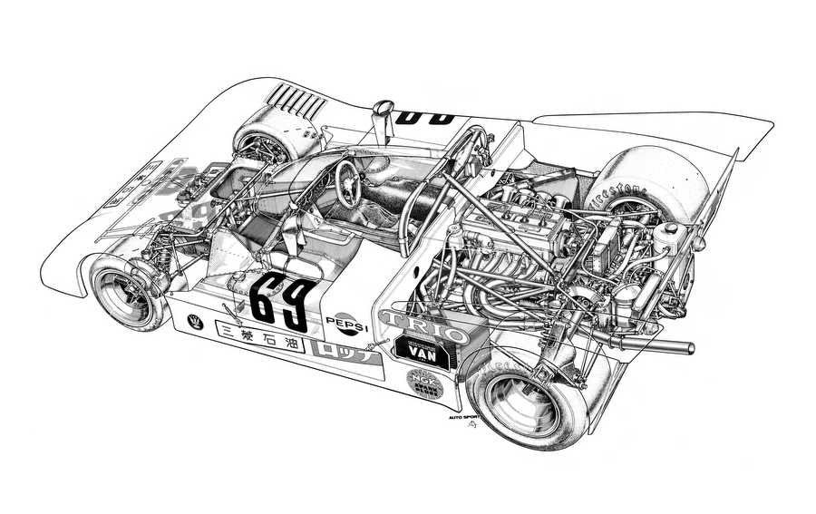 GRD S72 1972 cutaway A4 Photo Print