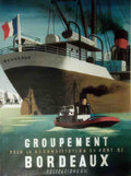 GROUPEMENT BORDEAUX Vintage Advert A4 Photo Print