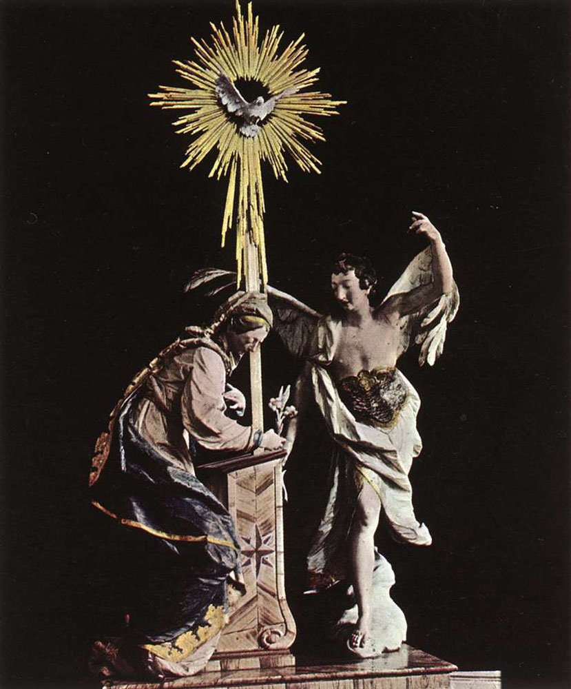 GUNTHER Franz Ignaz The Annunciation Art A4 Photo Print UK