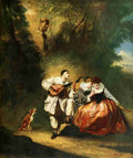 Gabe NE 1814 1865 1918 Fete Galante A4 Photo Print