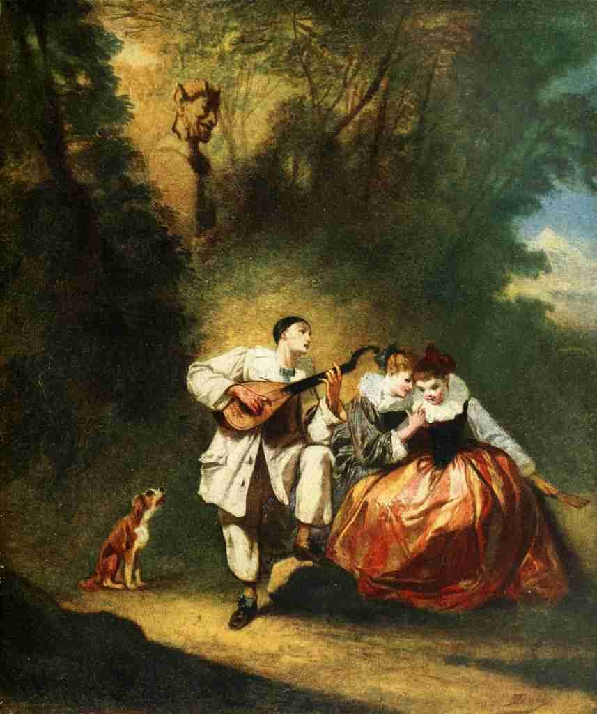 Gabe NE 1814 1865 1918 Fete Galante A4 Photo Print