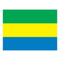 Gabon Flag N1771 A4 Photo Print
