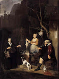 Gabriel Metsu the poultry woman Art A4 Photo Print