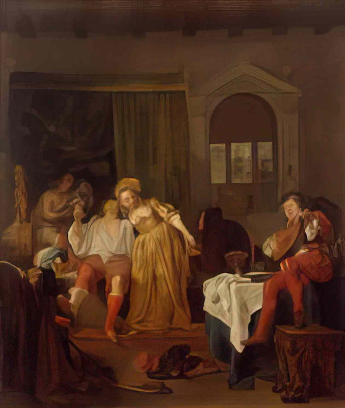 Fyodor Bronnikov the italian tavern 1858 Art A4 Photo Print