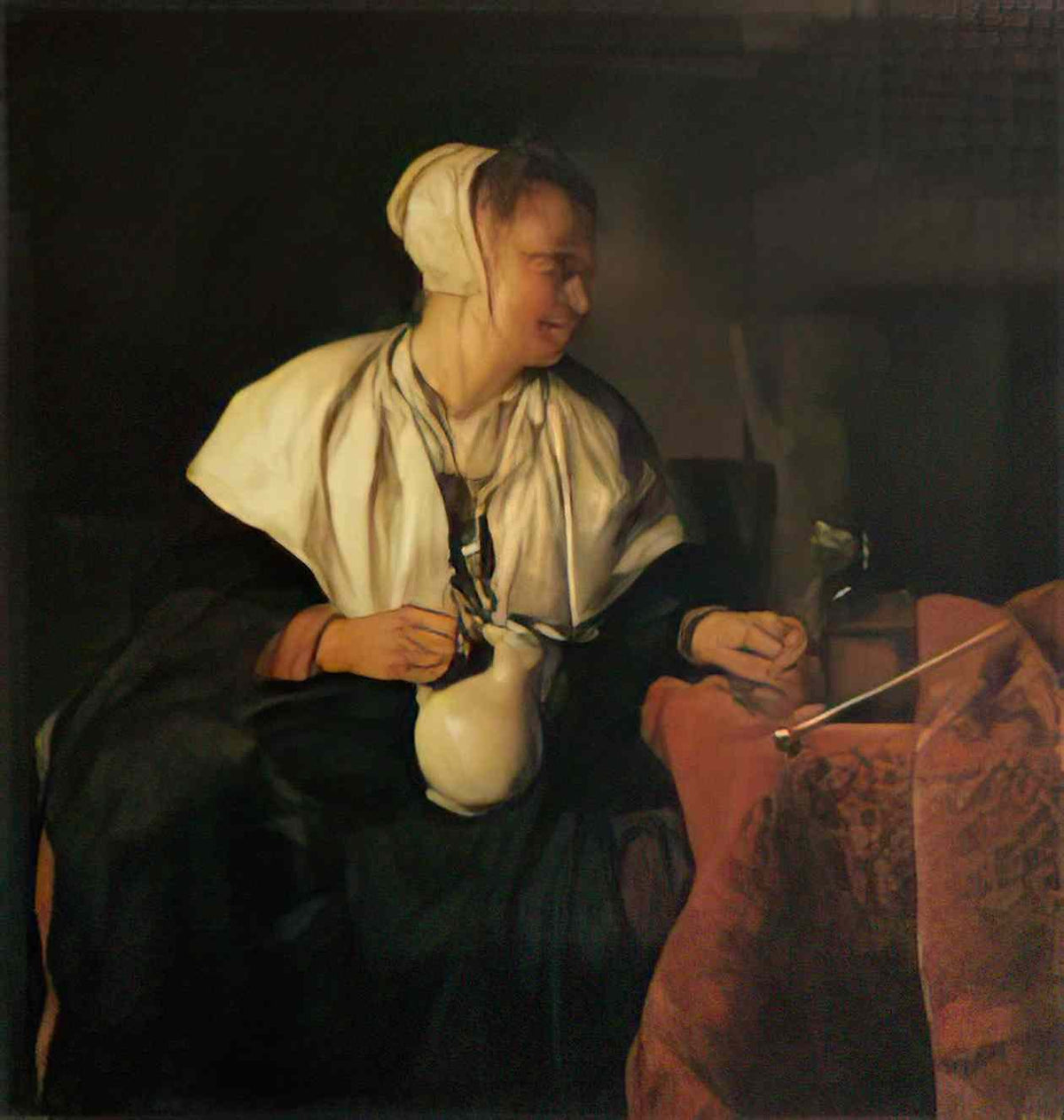 Gabriel Metsu the tippler the wine drinker 1657 Art A4 Photo Print