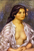 Gabrielle In An Open Blouse Renoir Impressionism A4 Photo Print