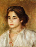 Gabrielle Wearing A Necklace 1906 A4 Photo Print