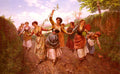 Gabrini Pietro A Spring Festival Art A4 Photo Print