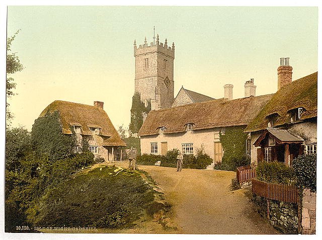 Gadshill Isle of Wight Vintage A4 Photo Print
