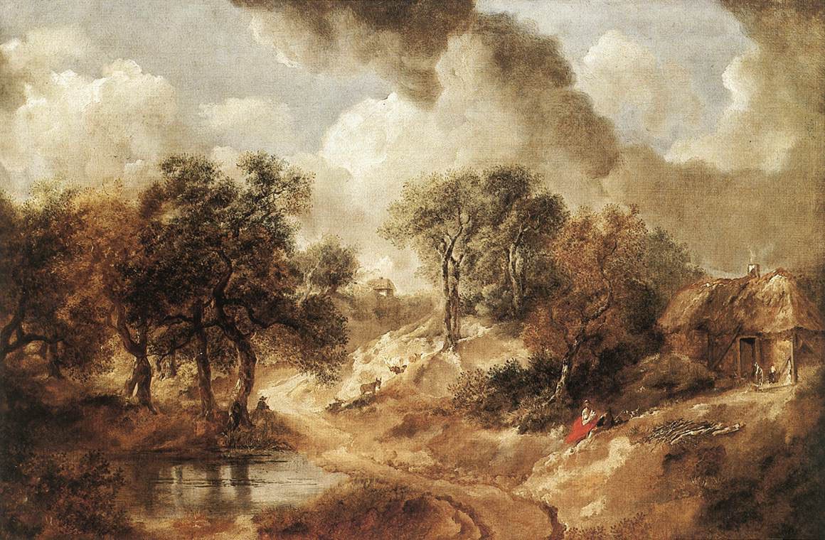 Gainsborough Landscape In Suffolk 1750 Art A4 Photo Print