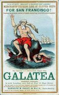 Galatea Clipper Advert Vintage A4 Photo Print