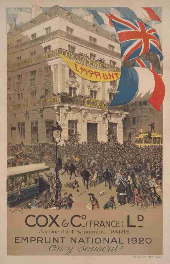 Galland Andre Print 1920 Emprunt National A4 Photo Print