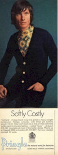 Gallard Pringle Jacket 1970s Vintage Retro Advert
