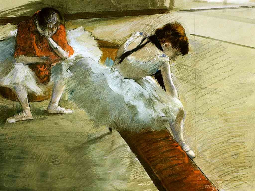 Gallery Player Degas Impressionism A4 Photo Print