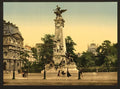 Gambettas monument Paris Vintage A4 Photo Print