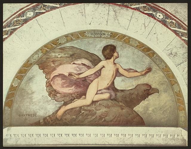 Ganymede Library of Congress Vintage A4 Photo Print