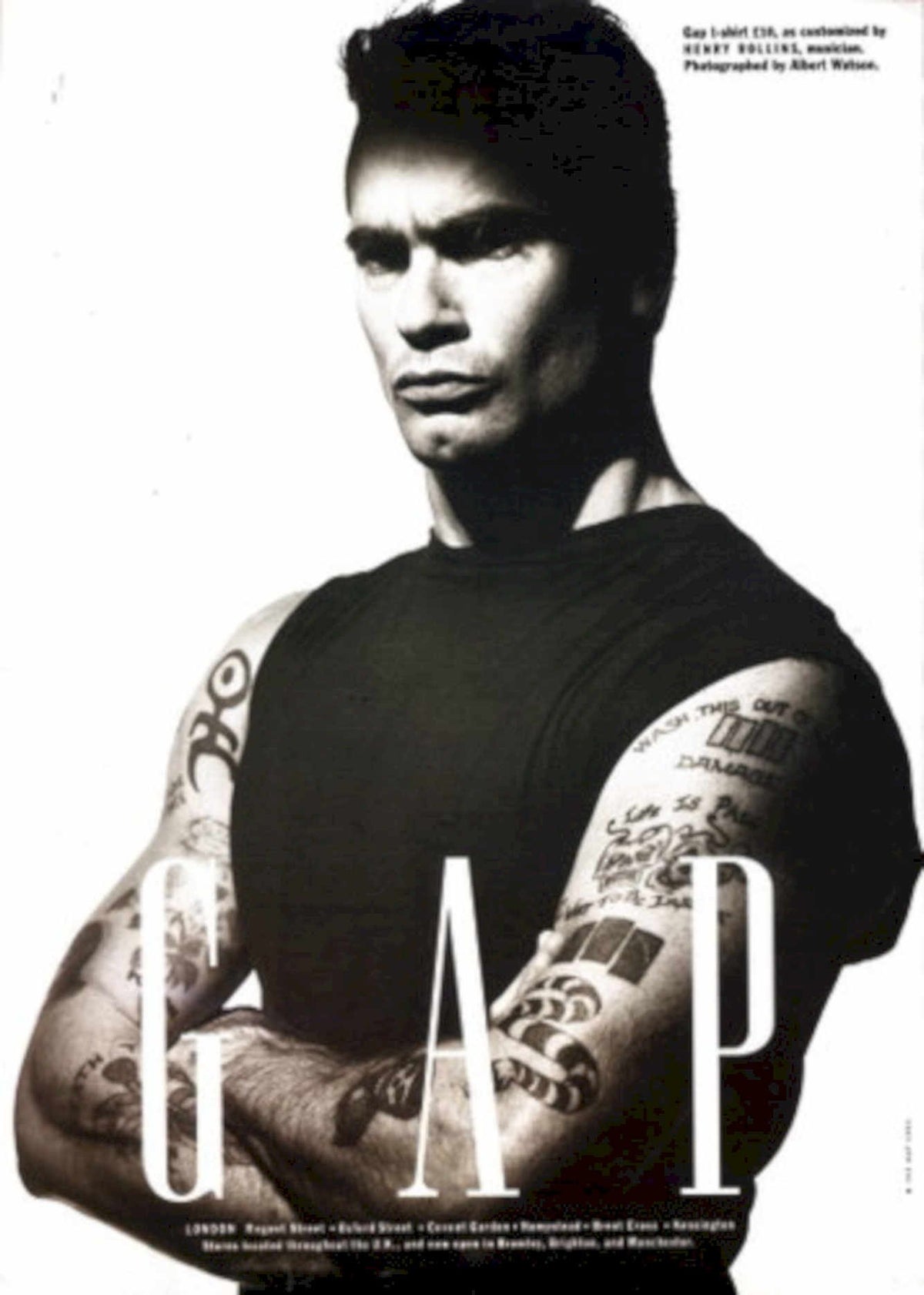 Gap London Retail 1990s Vintage Retro Advert