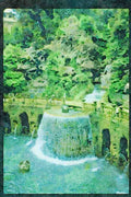 Garden 346005 Ovate Fountain Villa D'Este, Italy A4 Limited Edition Watercolour Print