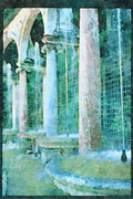 Garden 346009 Colonnade (with Water) Versailles, France A4 Limited Edition Watercolour Print