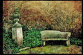 Garden 346016 Stone Bench And Urn Dumbarton Oaks, U.S.A. A4 Limited Edition Watercolour Print