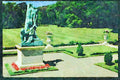 Garden 346026 Sculpture And Lawn The Elms, U.S.A. A4 Limited Edition Watercolour Print