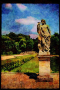 Garden 346057 Ganymede Vaux le Vicomte, France A4 Limited Edition Watercolour Print