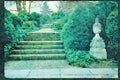 Garden 346058 Pineapple And Stairs Dumbarton Oaks, U.S.A. A4 Limited Edition Watercolour Print