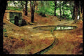 Garden 346091 Cold Bath Rousham Park, England A4 Limited Edition Watercolour Print