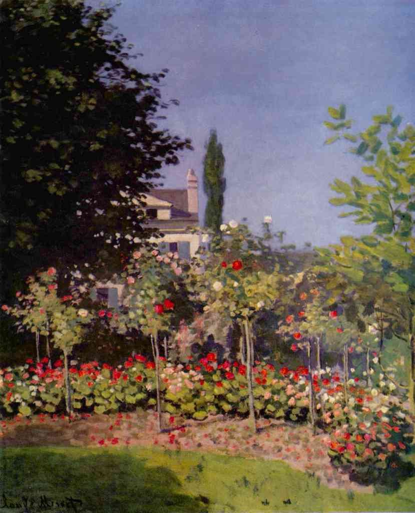 Garden At Sainteadresse Monet A4 Photo Print