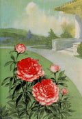 Garden Flowers 1926 Peony A4 Photo Print