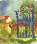 Garden Gate Macke A4 Photo Print