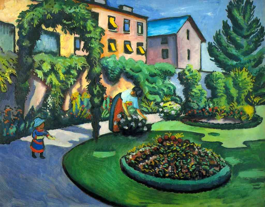 Garden Image Macke A4 Photo Print