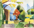 Garden In Hilterfingen August Macke Expressionism A4 Photo Print