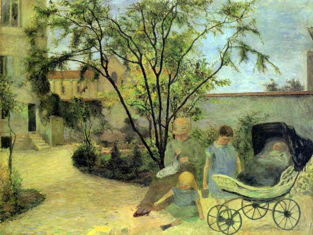 Garden In Rue Carcel Gauguin A4 Photo Print