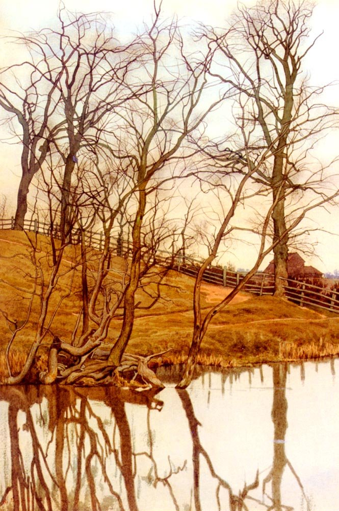 Garden William Fraser Views From The River Art A4 Photo Print