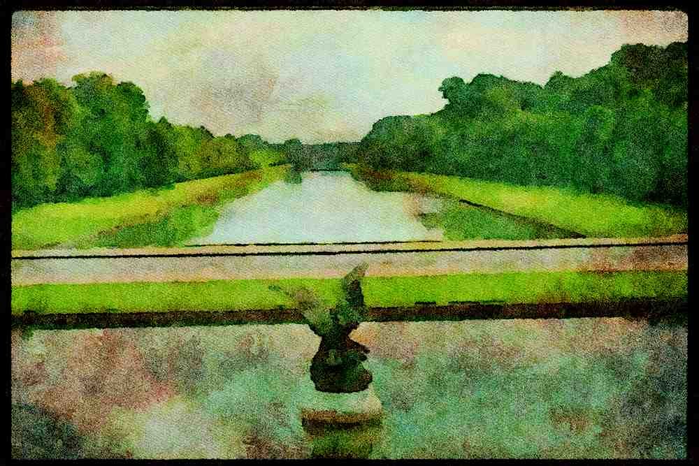Gardens 214042 Versailles, France A4 Limited Edition Watercolour Print