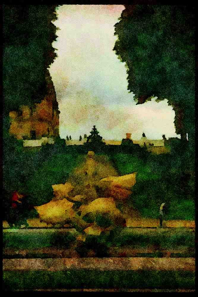 Gardens 214047 Versailles, France A4 Limited Edition Watercolour Print