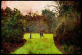 Gardens 214068 College Garden, Cambridge, England A4 Limited Edition Watercolour Print