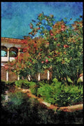Gardens 214071 Generalife, The Alhambra, Granada, Spain A4 Limited Edition Watercolour Print