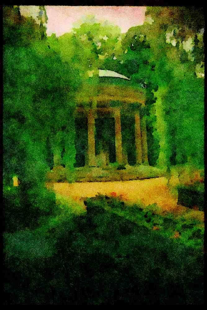 Gardens 214072 Versailles, France A4 Limited Edition Watercolour Print