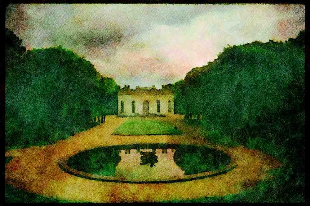 Gardens 214079 Versailles, France A4 Limited Edition Watercolour Print