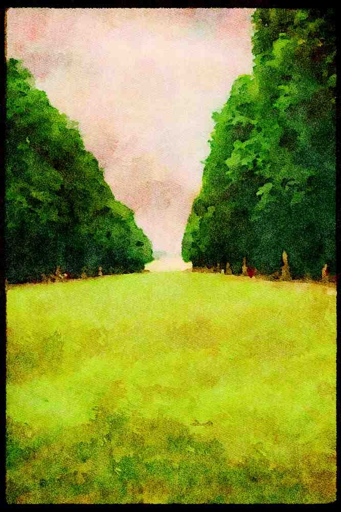 Gardens 214082 Versailles, France A4 Limited Edition Watercolour Print