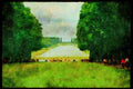 Gardens 214084 Versailles, France A4 Limited Edition Watercolour Print