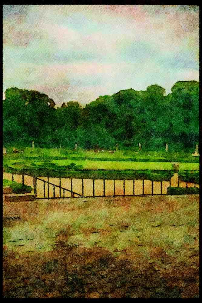 Gardens 214091 Versailles, France A4 Limited Edition Watercolour Print