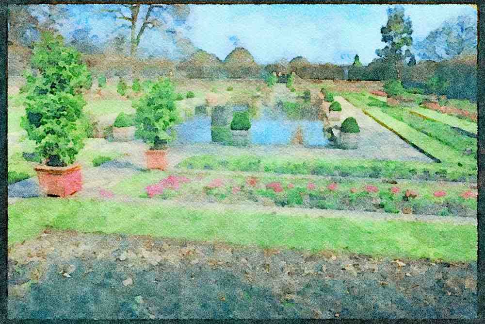Gardens 214095 Hyde Park, London, England A4 Limited Edition Watercolour Print