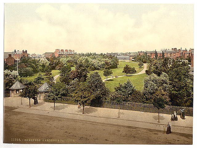 Gardens and pavillion Skegness Vintage A4 Photo Print